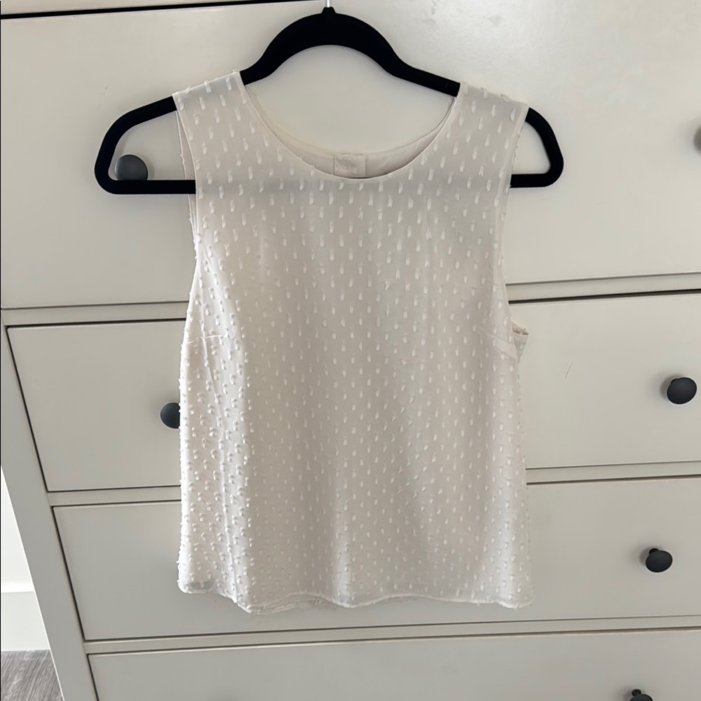 Elegant White Sleeveless Top